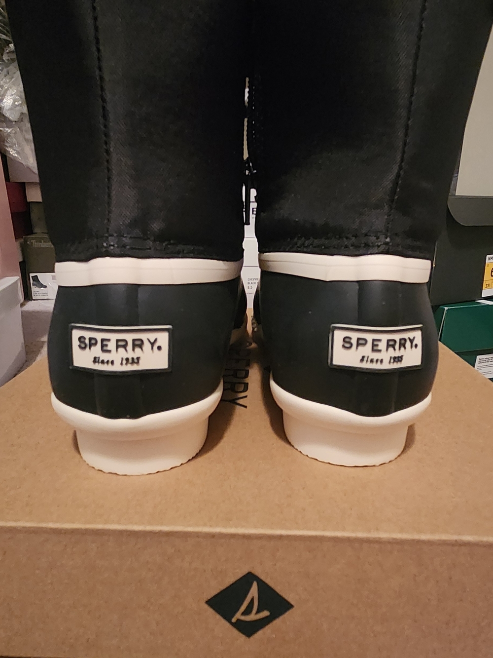 Sperry Women's White Two-Tone Slip-On Shoes - Picture 4 of 6